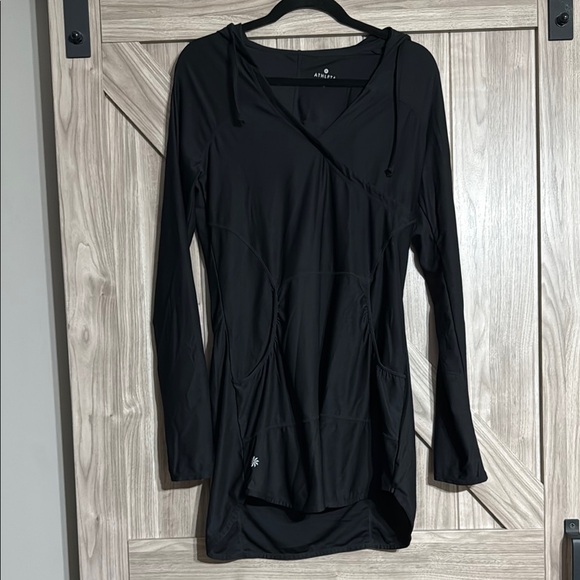 Athleta Black Hooded Tunic - Picture 1 of 1